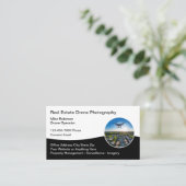 Visitenkarten für Real Anwesen Drone Fotografie Visitenkarte (Stehend Vorderseite)
