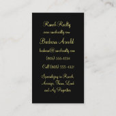 Visitenkarten für Real Anwesen Visitenkarte (Rückseite)