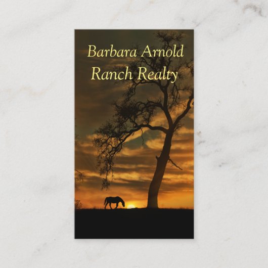 Visitenkarten für Real Anwesen Visitenkarte (Vorderseite)