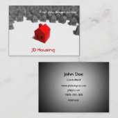 Visitenkarten für Real Anwesen Visitenkarte (Vorne/Hinten)