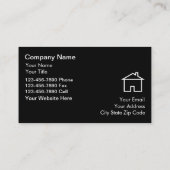 Visitenkarten für Real Anwesen Visitenkarte (Rückseite)