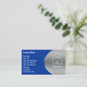 Visitenkarten für Real Anwesen Visitenkarte (Stehend Vorderseite)