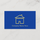 Visitenkarten für Real Anwesen Visitenkarte (Vorderseite)