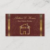 Visitenkarten für Real Anwesen Visitenkarte (Vorderseite)