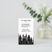 Visitenkarten für Real Anwesen Visitenkarte (Stehend Vorderseite)