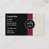 Visitenkarten für Real Anwesen Visitenkarte (Vorderseite)