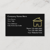 Visitenkarten für Real Anwesen Visitenkarte (Rückseite)