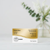 Visitenkarten für Real Anwesen Visitenkarte (Stehend Vorderseite)