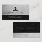 Visitenkarten für Rechtsanwälte mit Personenschäde Visitenkarte (Vorne/Hinten)