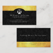 Visitenkarten für Rechtsanwälte mit Personenschäde Visitenkarte (Vorne/Hinten)