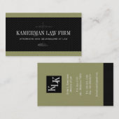 Visitenkarten für Rechtsanwälte Visitenkarte (Vorne/Hinten)