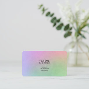 Visitenkarten für Regenbogen, Personalisiertes Log Visitenkarte