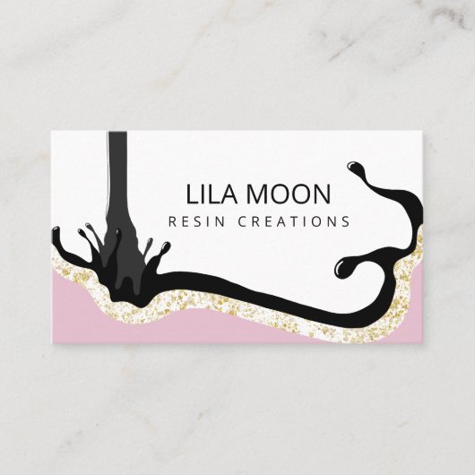 Visitenkarten für Resin Artist Visitenkarte (Vorderseite)