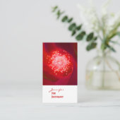 Visitenkarten für Rote Rose-Fotografie Visitenkarte (Stehend Vorderseite)