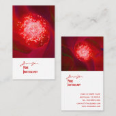 Visitenkarten für Rote Rose-Fotografie Visitenkarte (Vorne/Hinten)