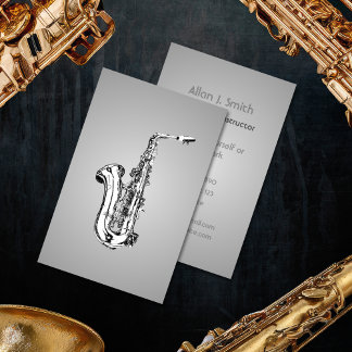 Visitenkarten für Saxophonisten Visitenkarte