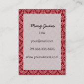 Visitenkarten für schicke Dressmaker Visitenkarte (Rückseite)