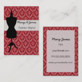 Visitenkarten für schicke Dressmaker Visitenkarte (Vorne/Hinten)