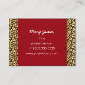 Visitenkarten für schicke Dressmaker Visitenkarte (Rückseite)