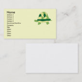 Visitenkarten für Schildkröten Visitenkarte (Vorne/Hinten)