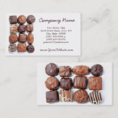 Visitenkarten für Schokolade Visitenkarte (Vorne/Hinten)