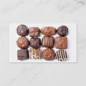 Visitenkarten für Schokolade Visitenkarte (Rückseite)