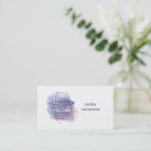 Visitenkarten für Schreibmaschinen für Wasserfarbe Visitenkarte (Stehend Vorderseite)