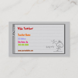 Visitenkarten für Schullehrer Visitenkarte