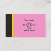 Visitenkarten für Schwarzwald Visitenkarte (Rückseite)