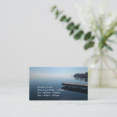 Visitenkarten für See- und Deckenlandschaften Visitenkarte (Stehend Vorderseite)