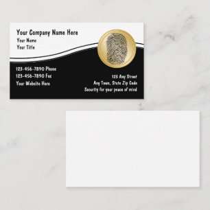 Visitenkarten für Sicherheitsdienste Visitenkarte