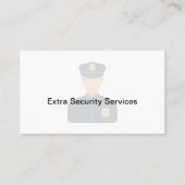 Visitenkarten für Sicherheitsdienste vor Ort Visitenkarte (Vorderseite)