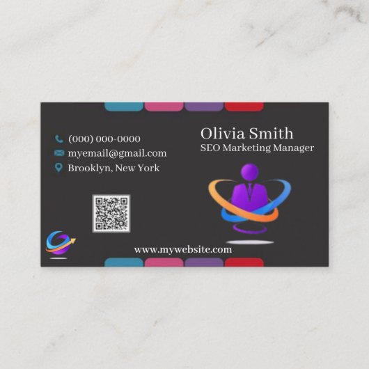 Visitenkarten für Social Media 11 Visitenkarte (Vorderseite)