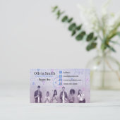 Visitenkarten für soziale Netzwerke von 100 Visitenkarte (Stehend Vorderseite)