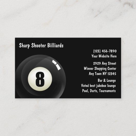 Visitenkarten für Sport Visitenkarte (Vorderseite)