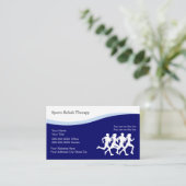 Visitenkarten für Sporttherapie Visitenkarte (Stehend Vorderseite)