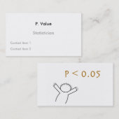 Visitenkarten für Statistiker Visitenkarte (Vorne/Hinten)