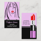 Visitenkarten für Stylist/Makeup-Künstler Visitenkarte (Vorne/Hinten)