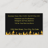 Visitenkarten für Taco Service Visitenkarte (Rückseite)