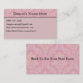 Visitenkarten für Tänzer Visitenkarte (Vorne/Hinten)
