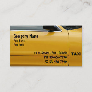 Visitenkarten für Taxiunternehmen Visitenkarte