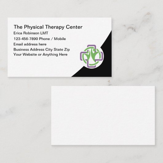 Visitenkarten für Therapeuten Visitenkarte (Vorne/Hinten)