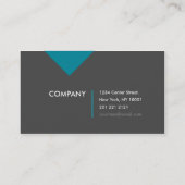 Visitenkarten für Titan und Türkisch, fett Visitenkarte (Rückseite)