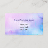 Visitenkarten für tropische Palmen Visitenkarte (Rückseite)