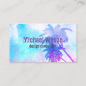 Visitenkarten für tropische Palmen Visitenkarte (Vorderseite)