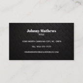 Visitenkarten für Versandbehälter Visitenkarte (Rückseite)