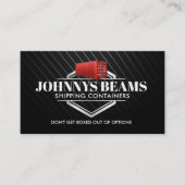 Visitenkarten für Versandbehälter Visitenkarte (Vorderseite)