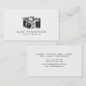 Visitenkarten für Vintage Fotografen Visitenkarte (Vorne/Hinten)