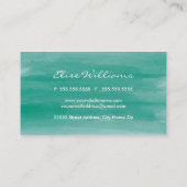 Visitenkarten für Wasserfarben Visitenkarte (Rückseite)