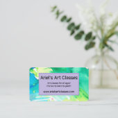 Visitenkarten für Wasserfarben Visitenkarte (Stehend Vorderseite)